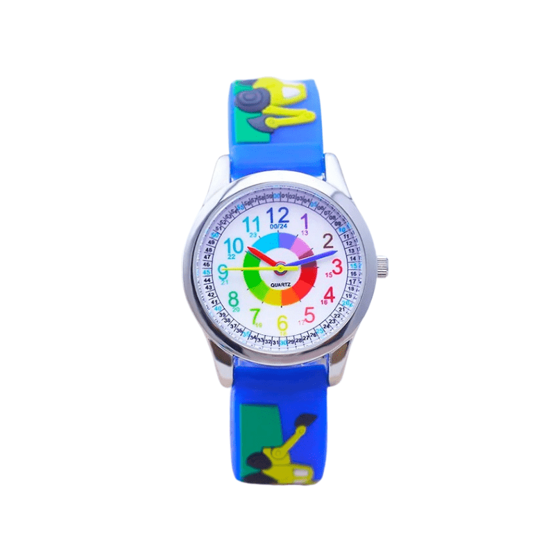 Cartoon Style Silicone Educational Watch